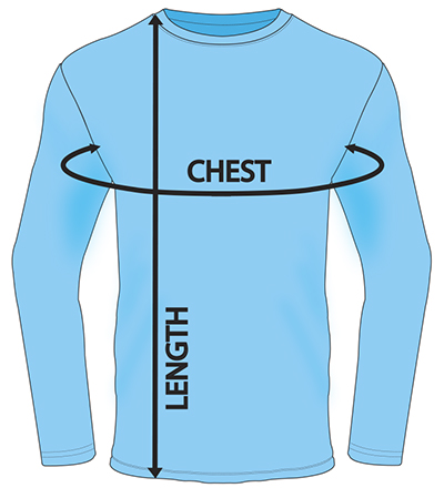 epic shirt chart